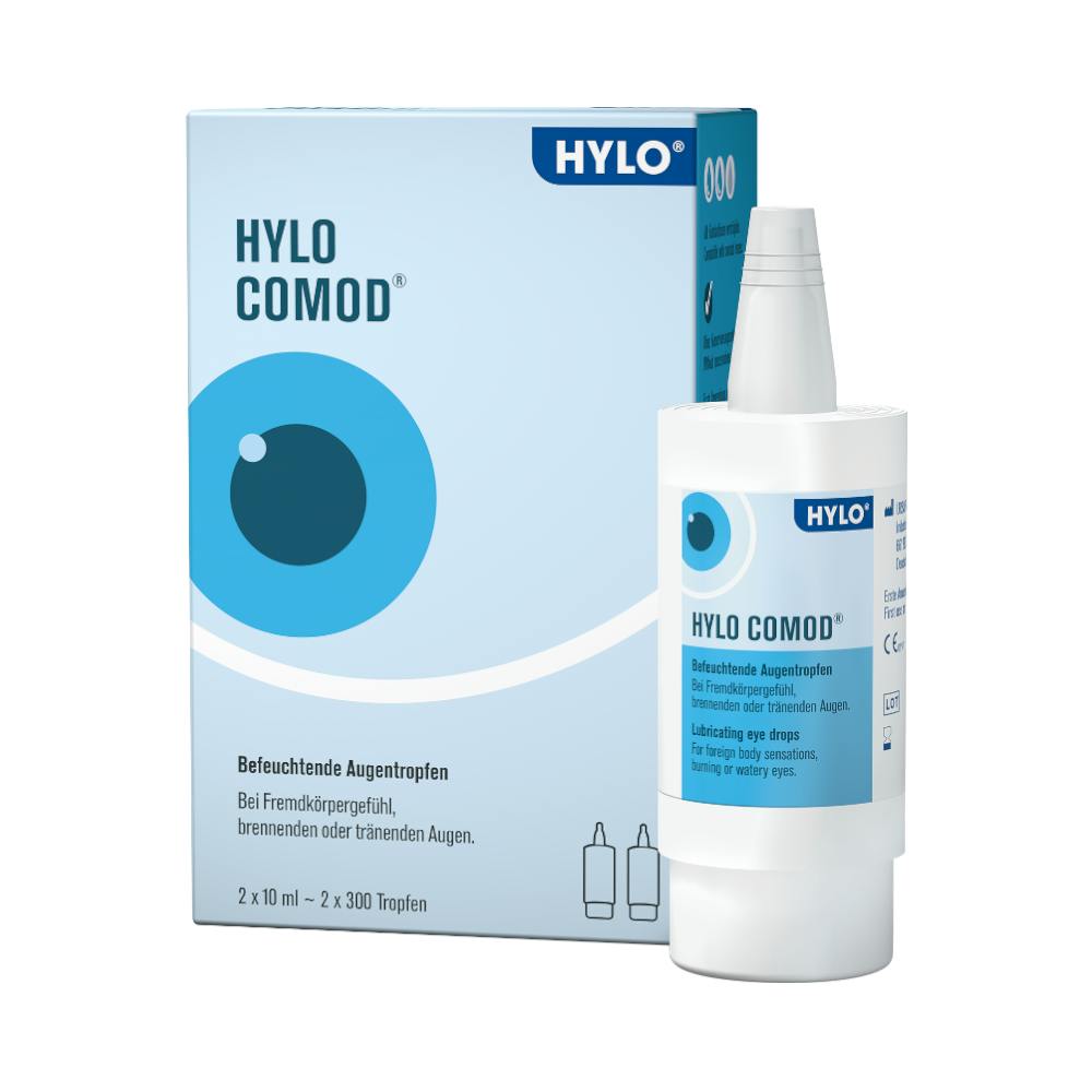 Hylo Comod Augentropfen - 2 x 10ml front