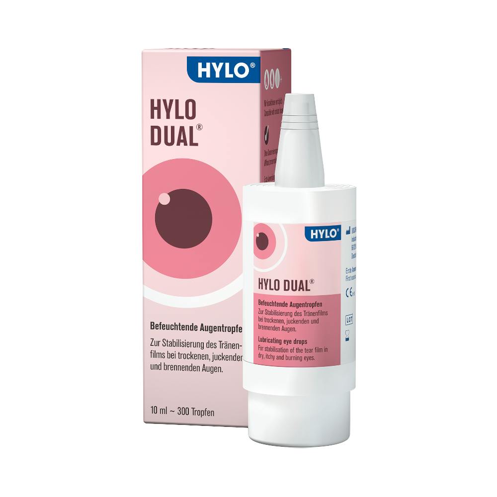 HYLO-Dual gouttes pour les yeux 10ml front