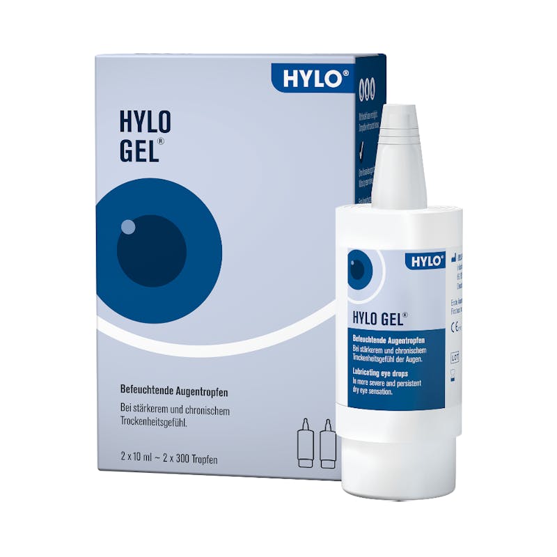 Hylo-Gel eye drops- 2 x 10ml