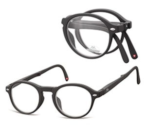 Foldable reading glasses Clever Black