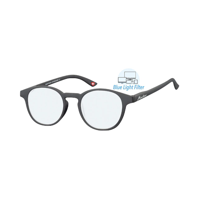 Montana Eyewear Occhiali da lettura computer Flores neri BLF52