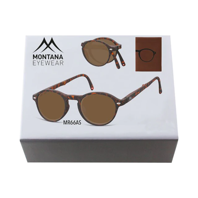 Montana Eyewear Occhiali da sole e lettura Bali tartaruga BOX66AS
