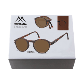 Montana Eyewear Occhiali da sole e lettura Bali tartaruga BOX66AS