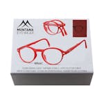 Montana Folding Reading Glasses Bali red BOX66C