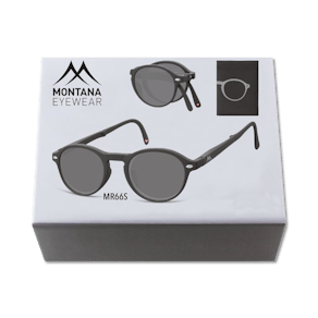 Montana Eyewear Sun Reading Glasses Bali black BOX66S