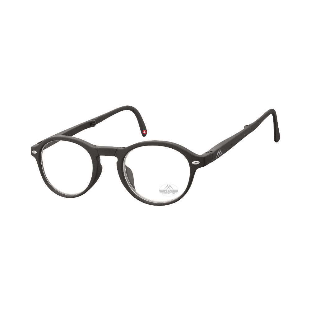 Montana Eyewear Folding Reading Glasses Bali black BOX66