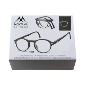 Montana Eyewear klappbare Lesebrille Bali black BOX66