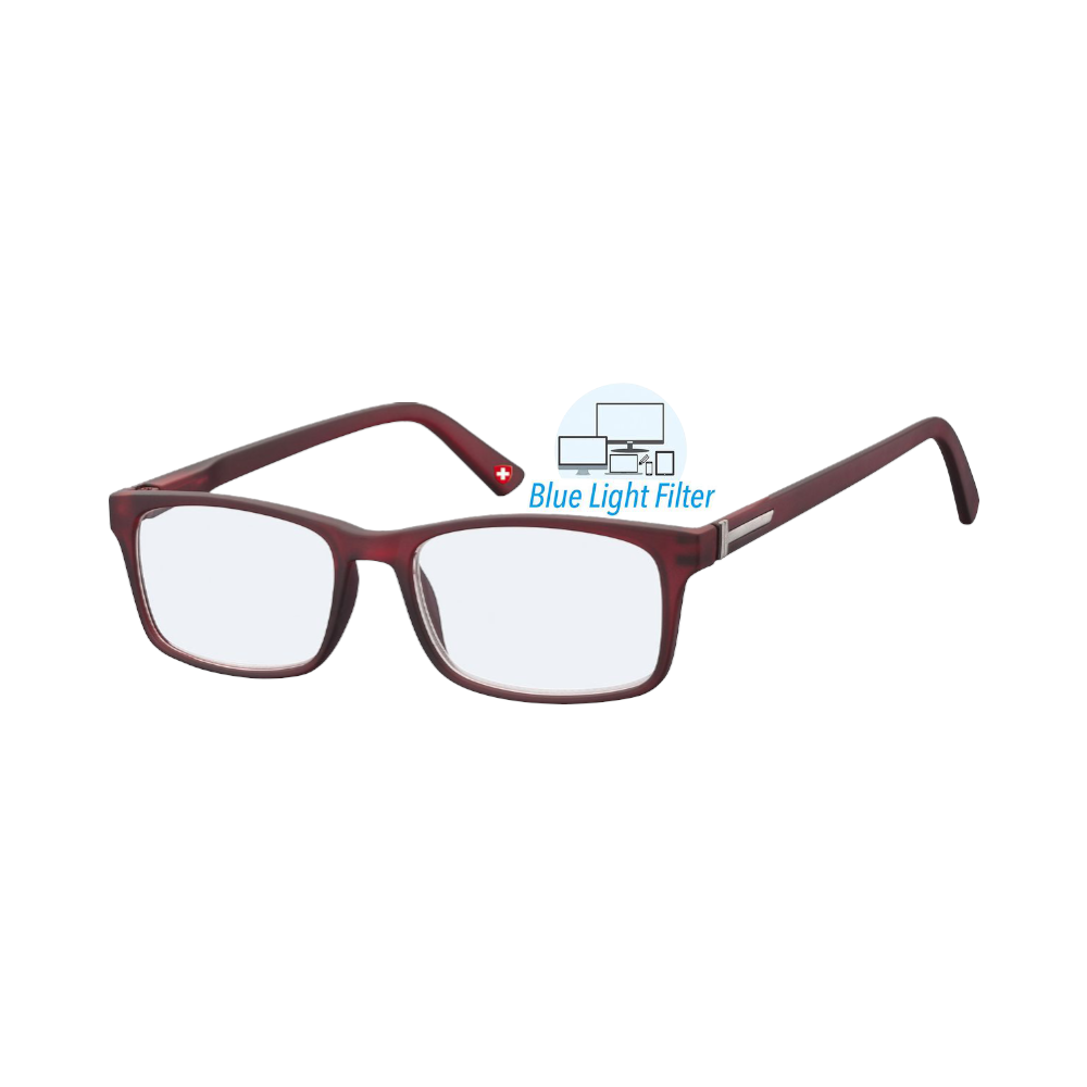 Montana Lesebrille mit Blaulichtfilter Sumba burgundy HBLF73C