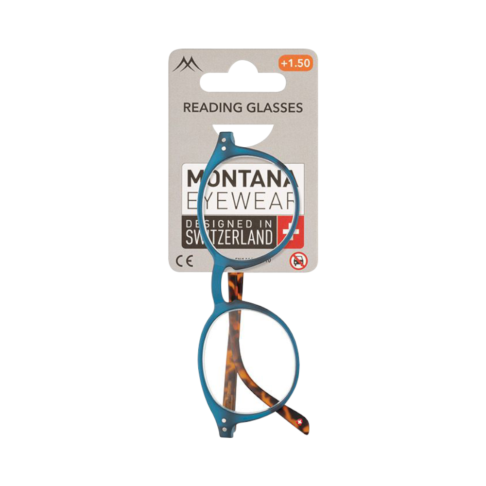 Montana Eyewear Occhiali da lettura Borneo petrolio HMR65E