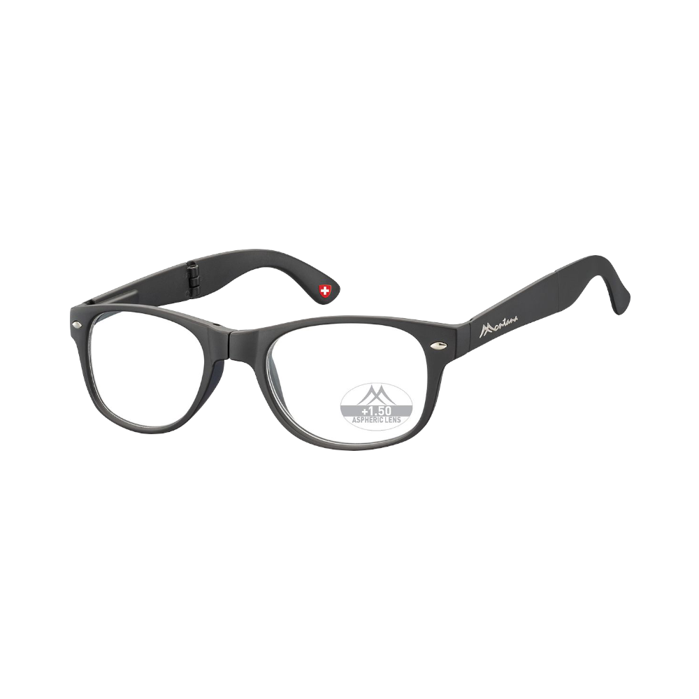 Montana Eyewear Lunettes de lecture pliables Lembata noir MFR61