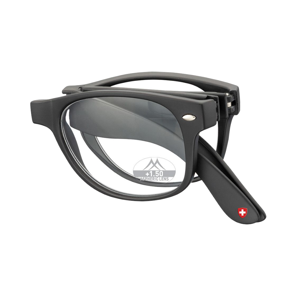 Montana Eyewear Occhiali pieghevoli da lettura Lembata neri MFR61