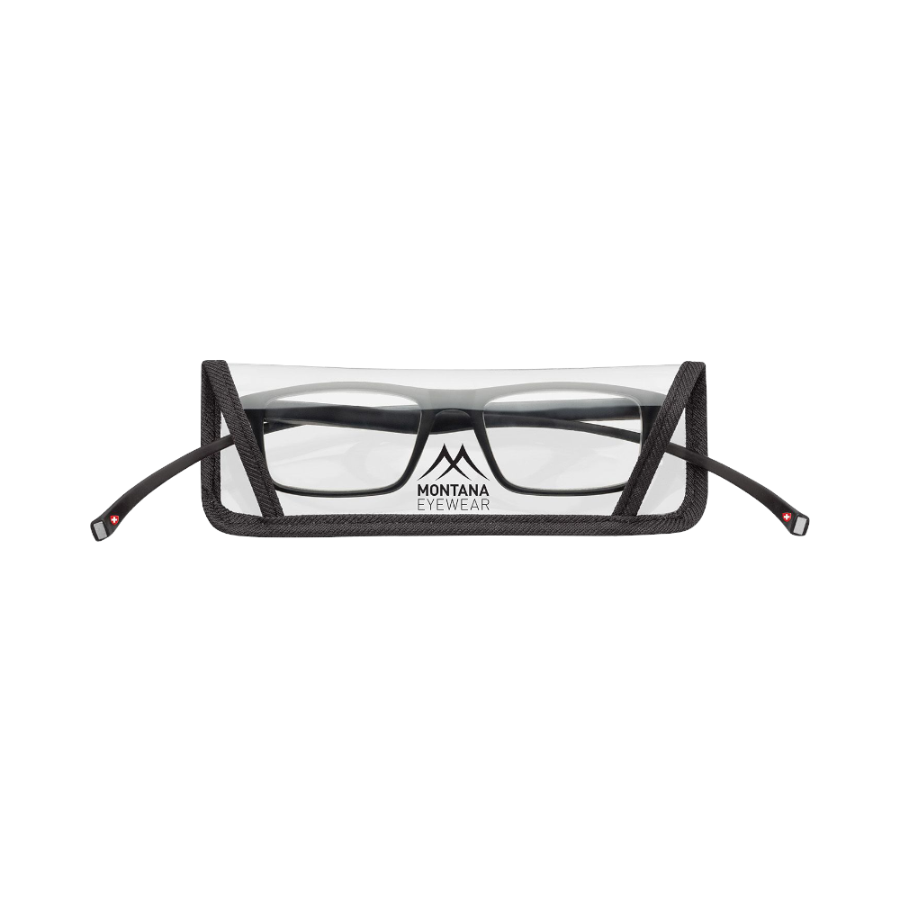 Montana Magnet Reading Glasses Bacan black MR59