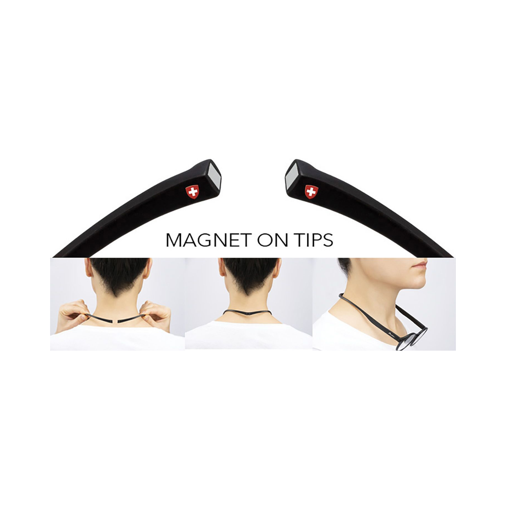 Montana Magnet Reading Glasses Bacan black MR59