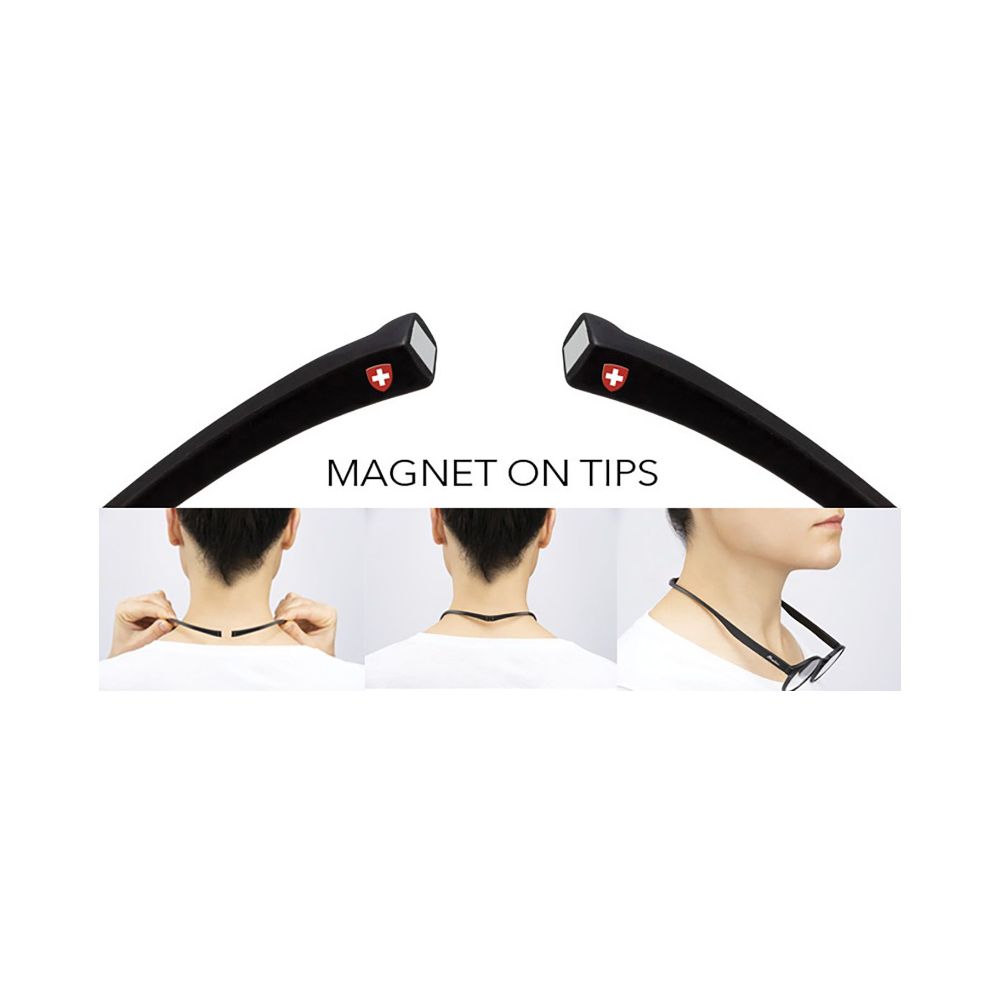 Montana Eyewear Occhiali con magnete da lettura Ternate nero MR60