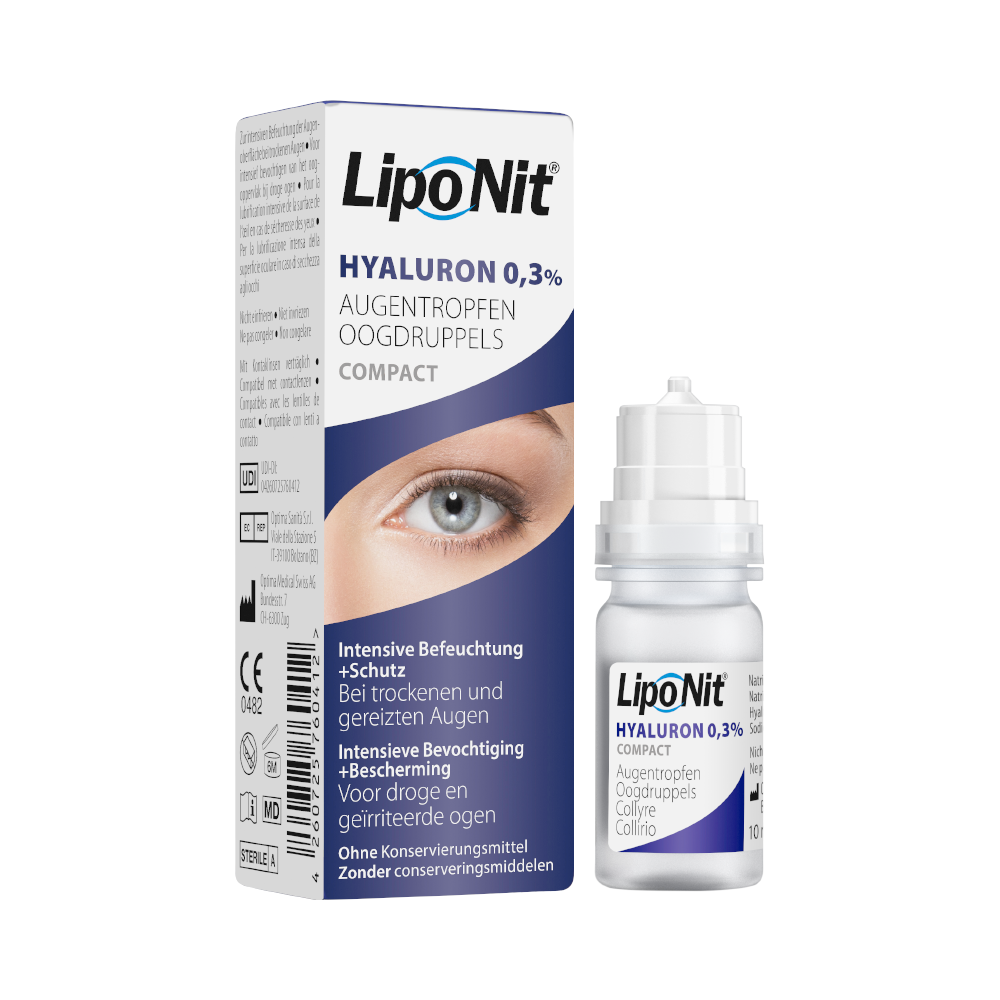 Optima Pharmazeutische GmbH Lipo Nit Gel Augentropfen 10ml 4260001210914