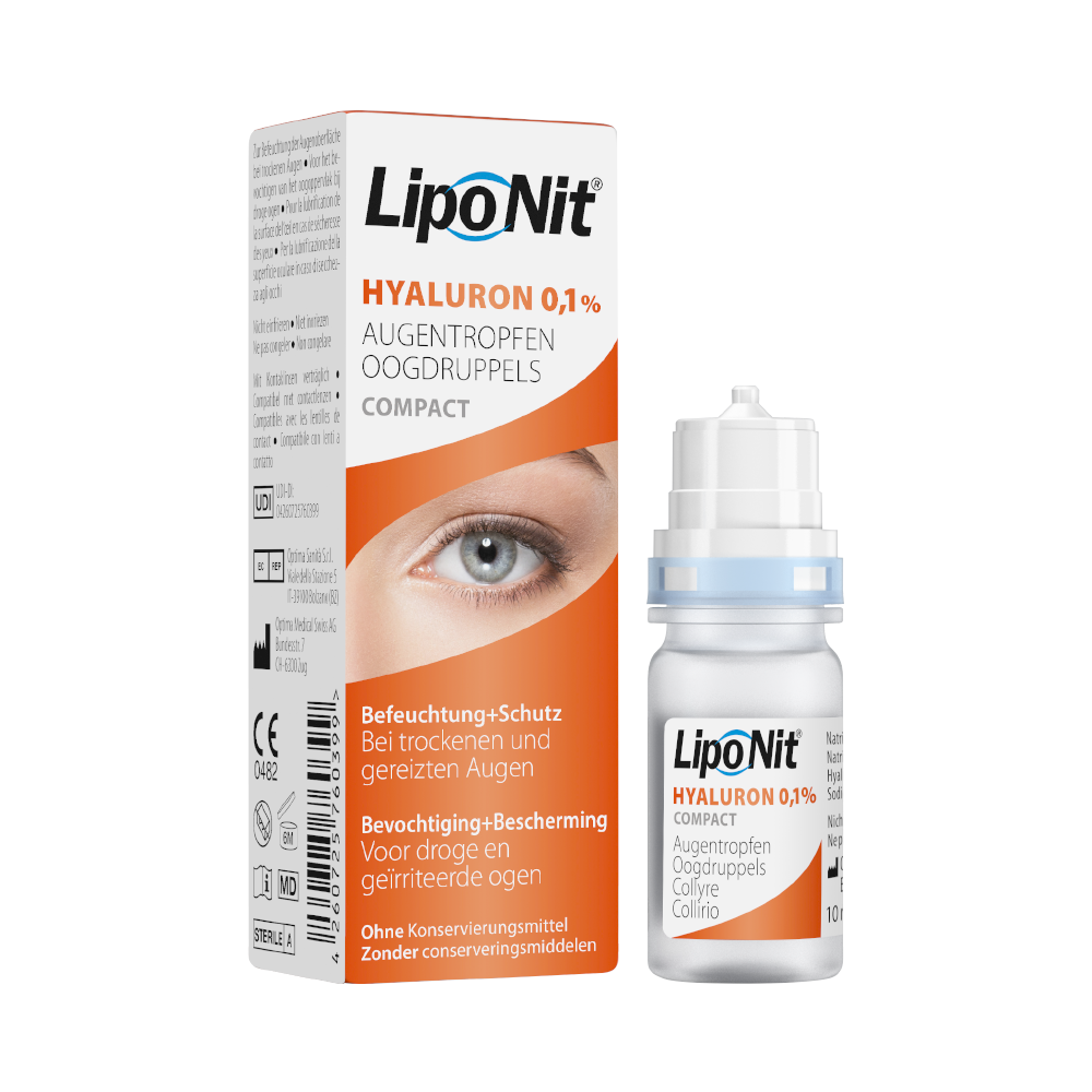 Optima Pharmazeutische GmbH Lipo Nit Augentropfen 10ml 4260001210778