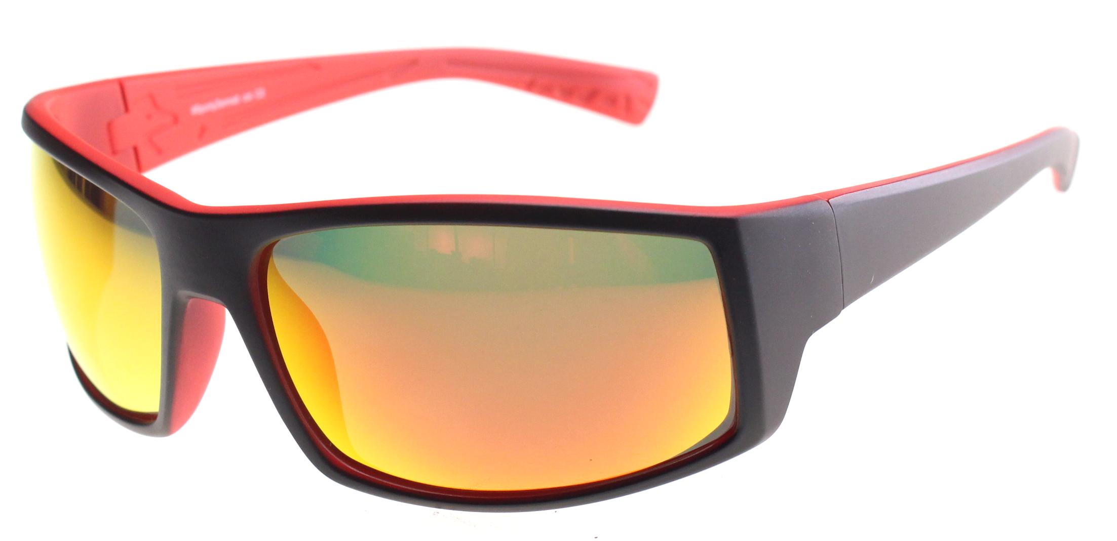 LensVISION - #SportyZermatt POL - nero opaco / rosso