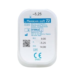Menicon Soft 72 - 1 weiche Jahreslinse
