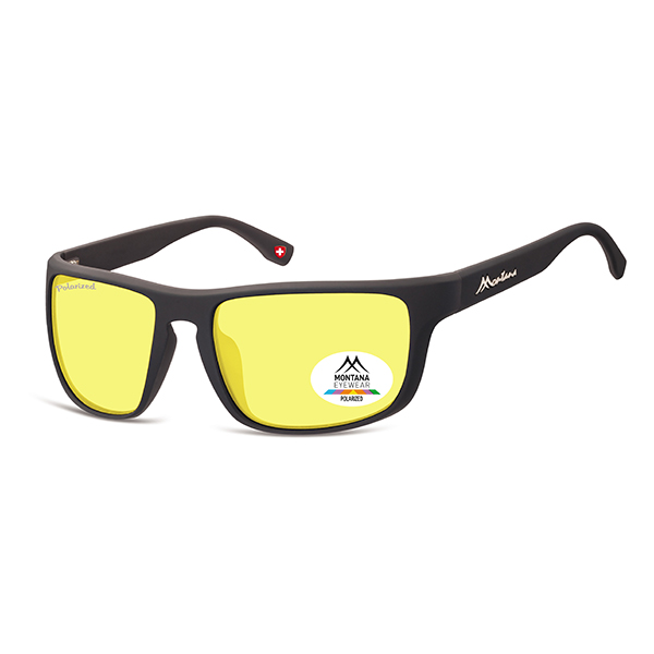 Montana Nachtfahrbrille Black Beauty Two SP314F - 1x