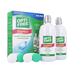 The product Opti-Free Express - 2 x 355ml + lens case is available on mrlens