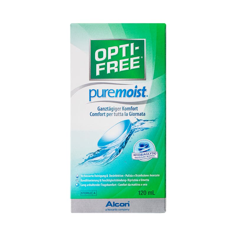 Opti-Free Puremoist - 120ml + étui pour lentilles