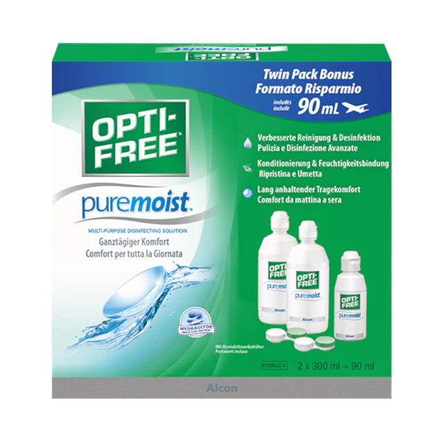 OPTI-FREE Puremoist 2x300ml + 90ml 