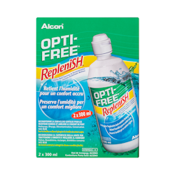 Das Produkt Opti-Free RepleniSH - 2x300ml + Behälter ist auf mrlens bestellbar