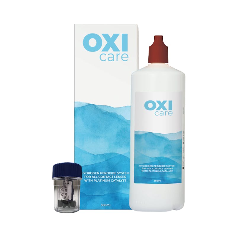 OXIcare Peroxide system 360 ml with lens case