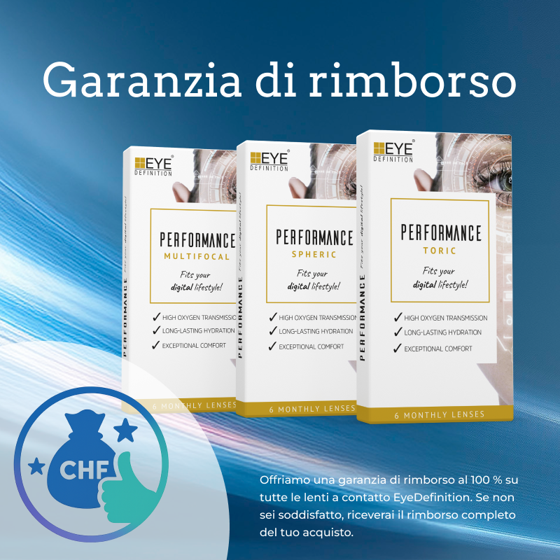 EyeDefinition PERFORMANCE - 6 lenti mensili - marketing