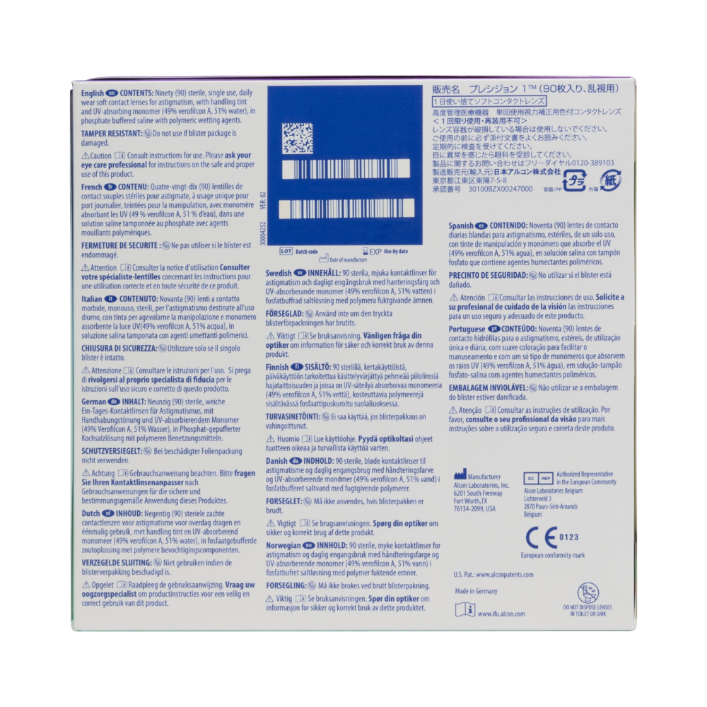 PRECISION1 for Astigmatism - 90 lenti 