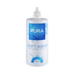 Das Produkt Pura Soft Aqua - 360ml + Behälter ist auf mrlens bestellbar