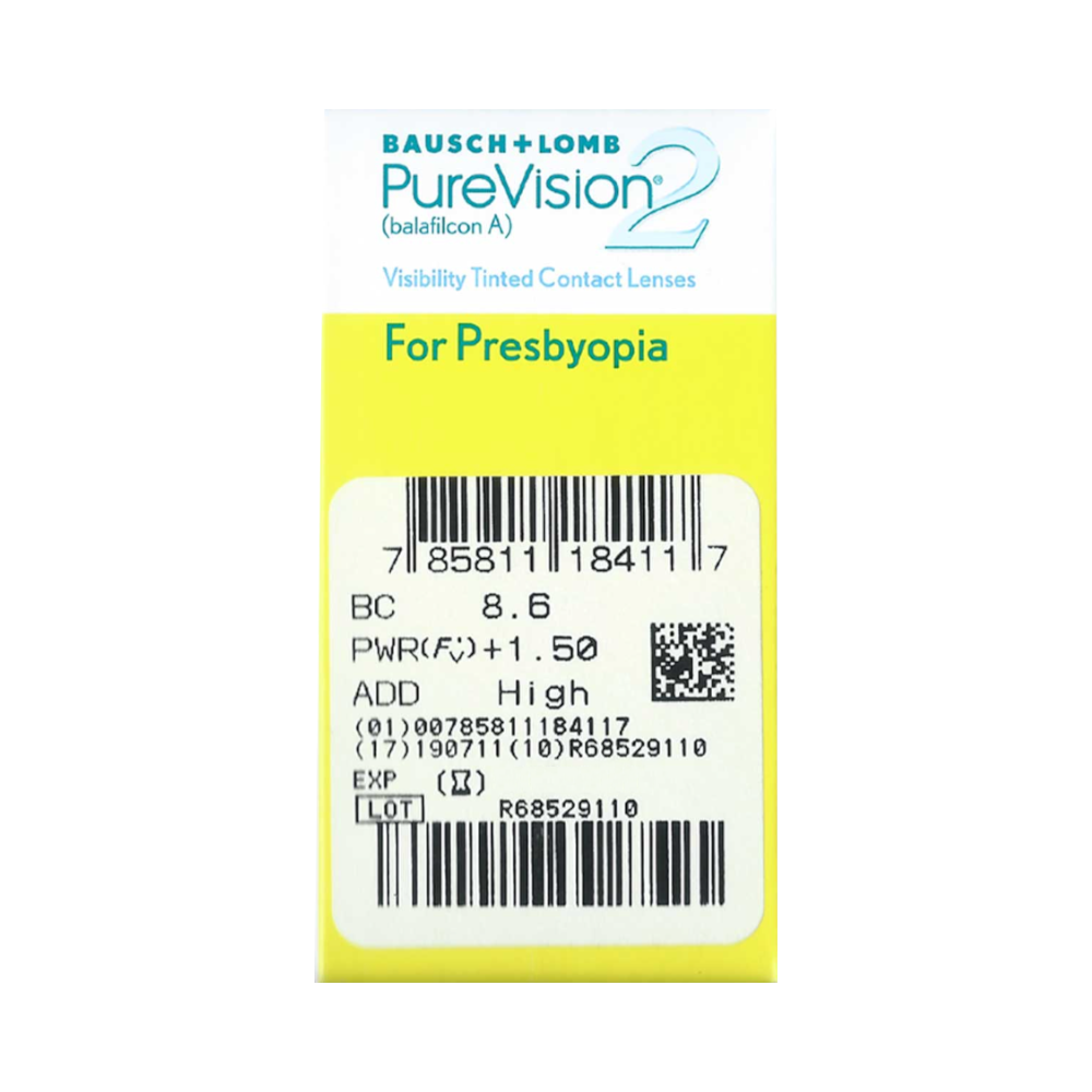 PureVision 2 for Presbyopia - 3 lenti 