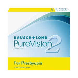 PureVision 2 for Presbyopia - 6 lentilles mensuelles
