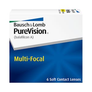 PureVision Multifocal - 6 lentilles mensuelles