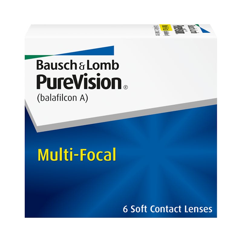 PureVision Multifocal - 6 lentilles mensuelles