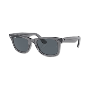 Ray-Ban WAYFARER blu su grigio trasparente S
