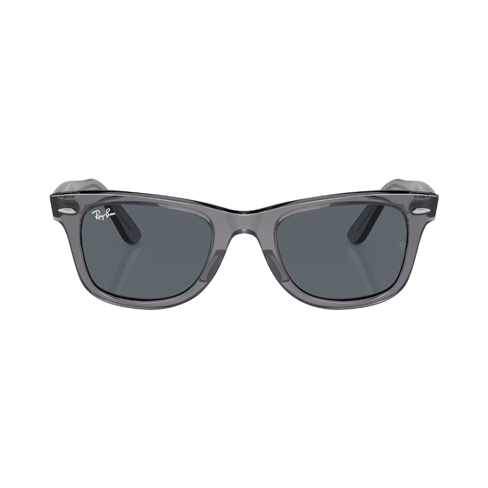 Ray-Ban ORIGINAL WAYFARER Blau auf Grau transparent S