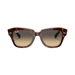 Ray-Ban STATE STREET brown / havana on transparent pink S