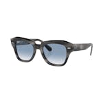 Ray-Ban STATE STREET light blue/ striped gray S