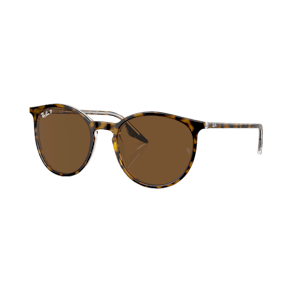 Ray-Ban RB2204 Braun polarisiert, Havanna/Transparent M