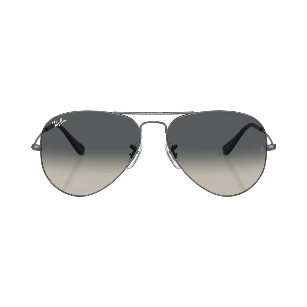 Ray-Ban AVIATOR LARGE METAL Grau auf Gunmetal L