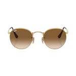 Ray-Ban ROUND METAL Brown on gold S