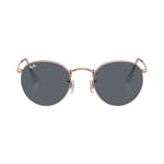Ray-Ban ROUND METAL blue on rose gold S