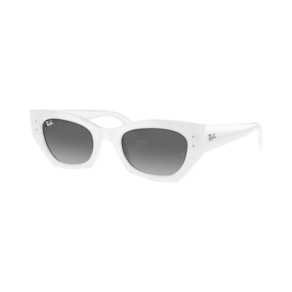 Ray-Ban ZENA Grau auf Schneeweiß S