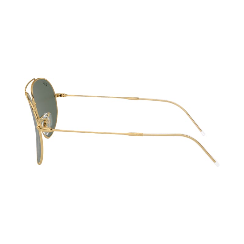 Ray-Ban AVIATOR REVERSE green on gold L