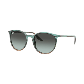 Ray-Ban RB2204 blau, grün gestreift / blau M