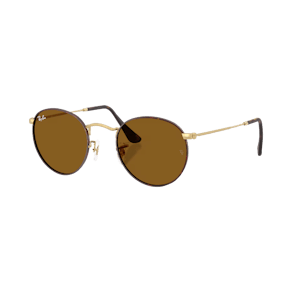 Ray-Ban ROUND METAL RB3447 havanna auf gold / braun M