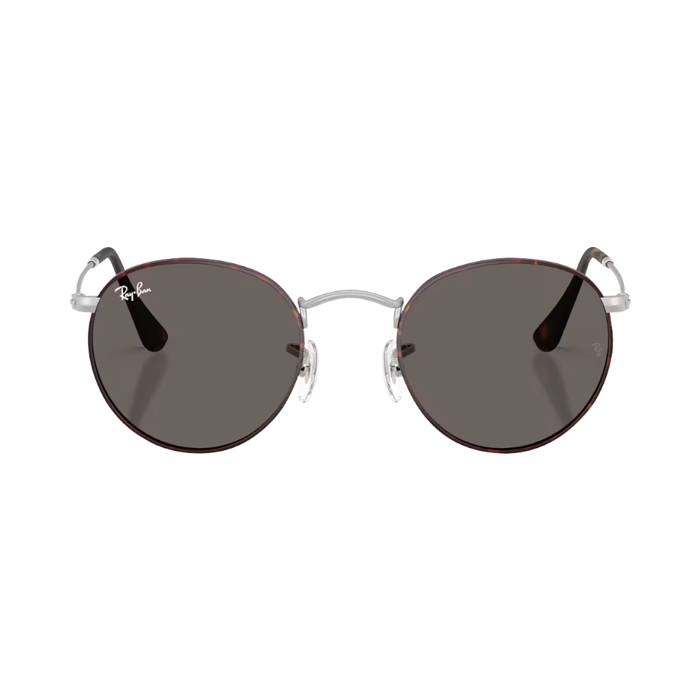 Ray-Ban ROUND METAL RB3447 havanna auf silber / grau S