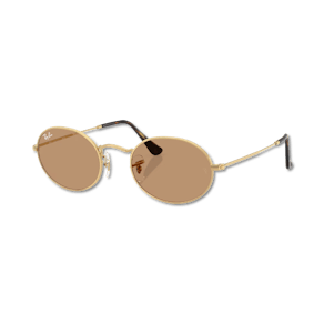 Ray-Ban RB3547 OVAL gold / brown S