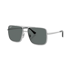 Ray-Ban ARI BIO-BASED RB3758 silver / gray POL M